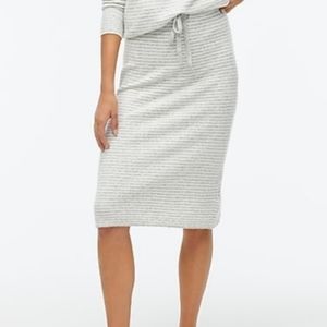 NWT J.Crew Factory Midi Sweater Skirt Size XL